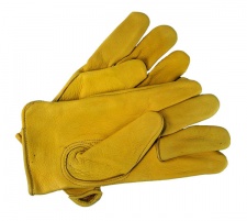 Men's Deerskin Full Grain Leather Unlined Gloves
