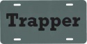 Trapper License Plate