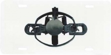 Coil Spring Trap License Plate