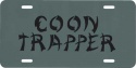 Coon Trapper License Plate