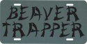 Beaver Trapper License Plate