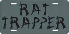 Rat Trapper License Plate