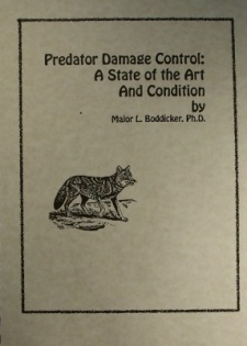 Major Boddicker's "Predator Damage Control" Book